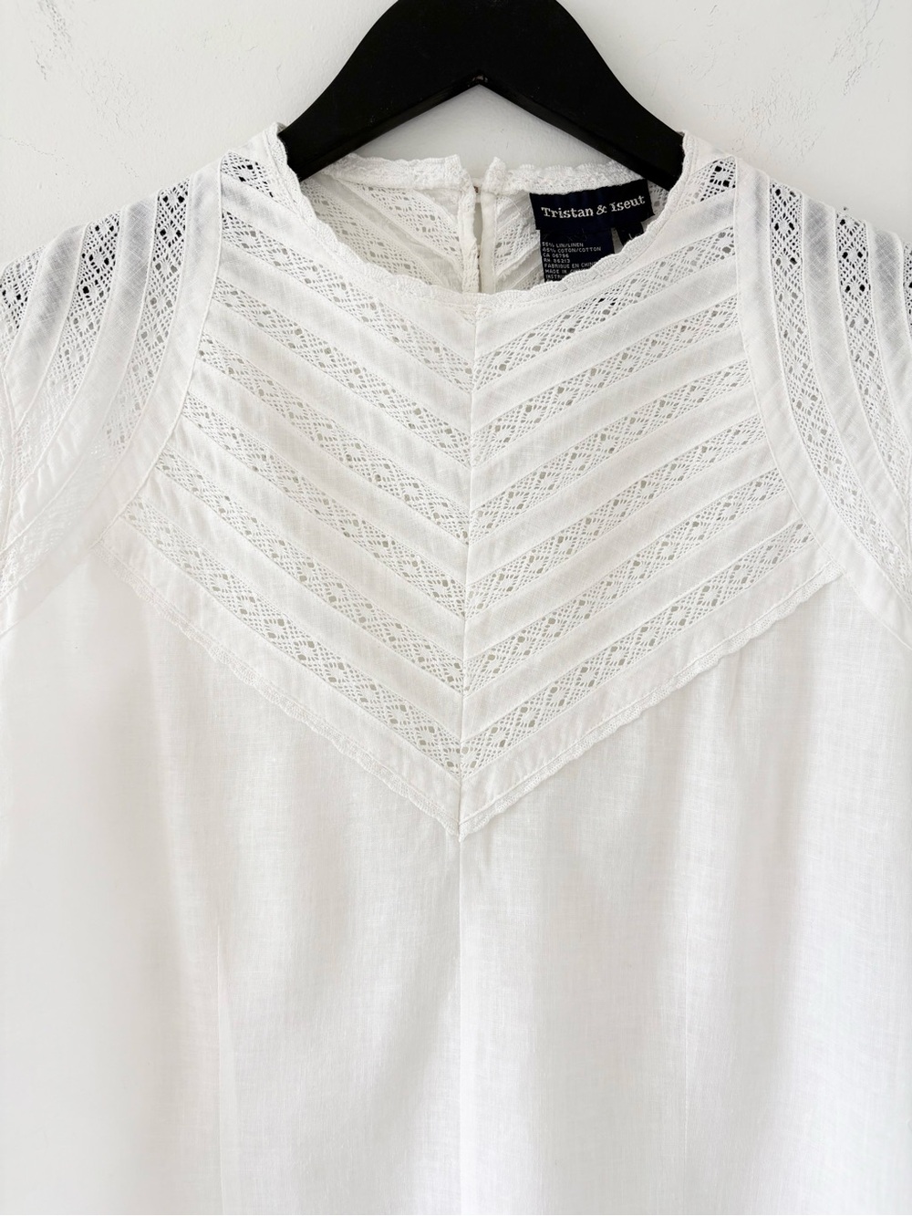 Y2K Tristan & Iseut Boho Romantic Sleeveless Blouse - Picture 3 of 9
